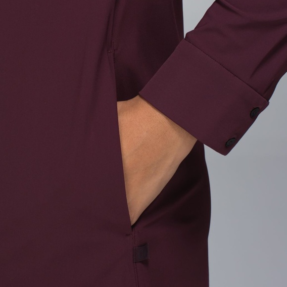 Lululemon Effortless Dress Bordeaux Drama - Size 4 - Picture 5 of 12